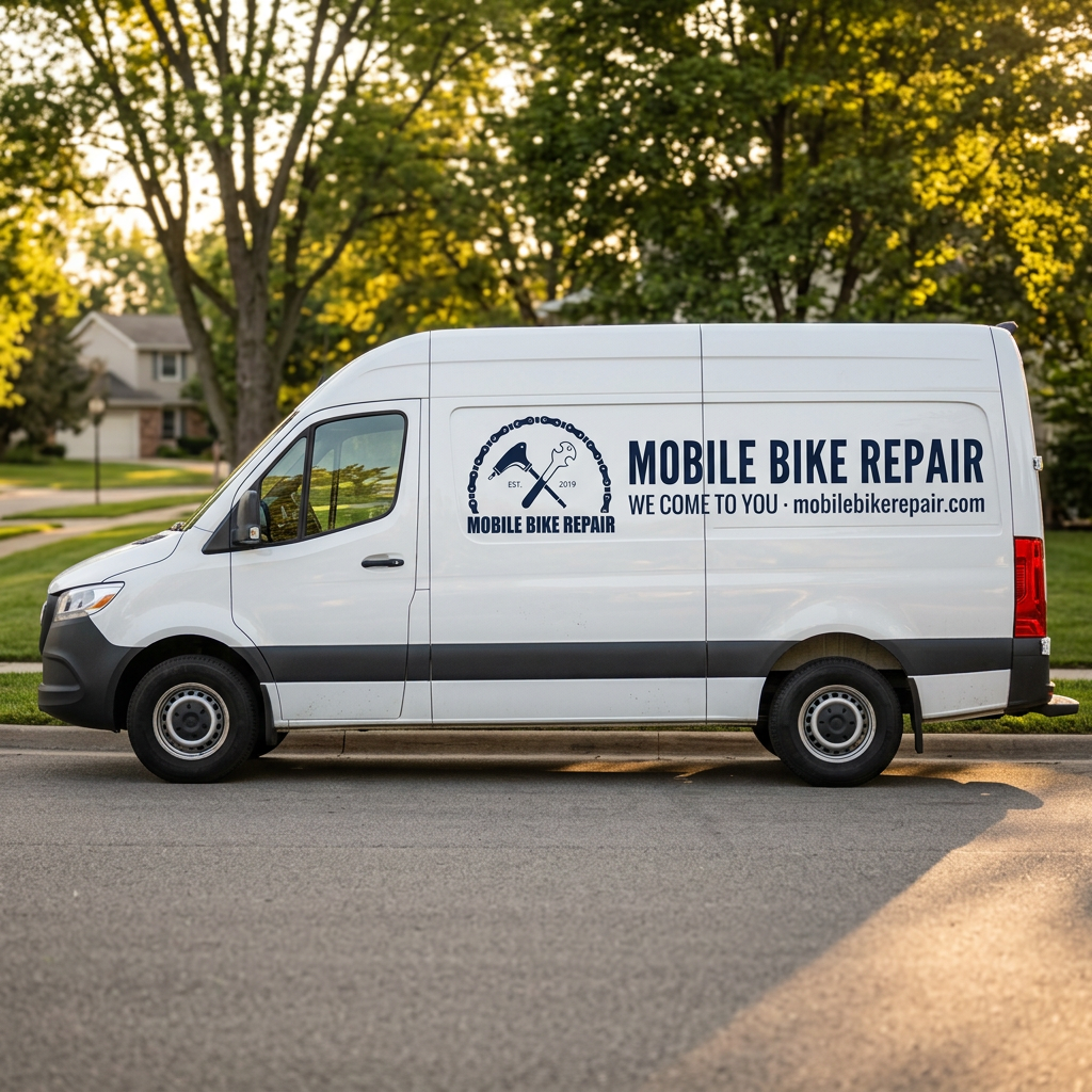 Branded Mobile Bike Repair Mercedes Sprinter franchise van